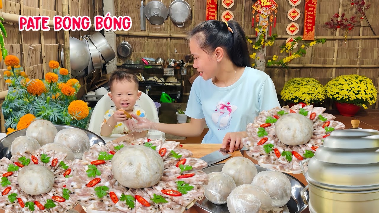 Làm PaTe Bong Bóng Dai Ngon tại nhà- Món Ngon Ngày Tết / Vừa dễ làm vừa ngon
