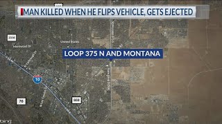 1 dead in rollover crash in far East El Paso