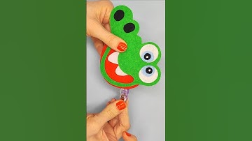 Sew a Fun Felt Alligator – First Page of the Alphabet Quiet Book! 🐊💚 (Free Template Included!)