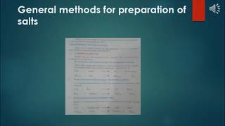 10th PTB Chemistry Ch#10 Salts, Types of Salts, Propoerties of Salts screenshot 2