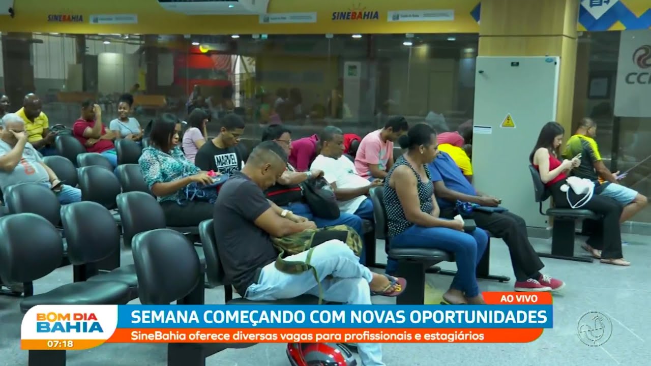Se liga nas oportunidades: SineBahia oferece vagas para profissionais e estagiários