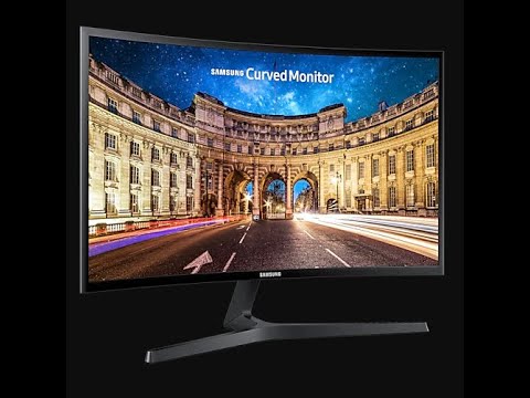 Samsung Monitor LC27F396FHUXEN 27" Unboxing & Quick test