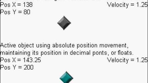 MMF2 How to - Static Movement Engine using Floating Point Movement