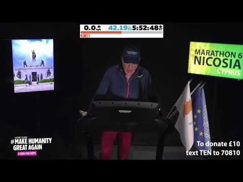 Eddie Izzard - Eddie Finishes Marathon 6 - A Run For Hope