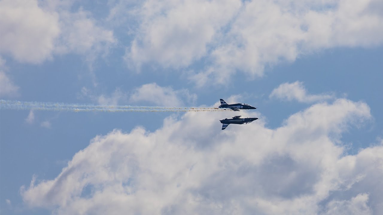 Sotilasvala Tikkakosken Ilmasotakoulussa 31.7.2021