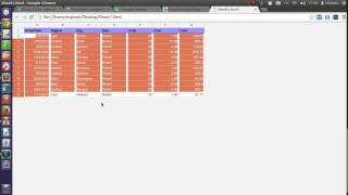 How to Convert Excel data to HTML Table
