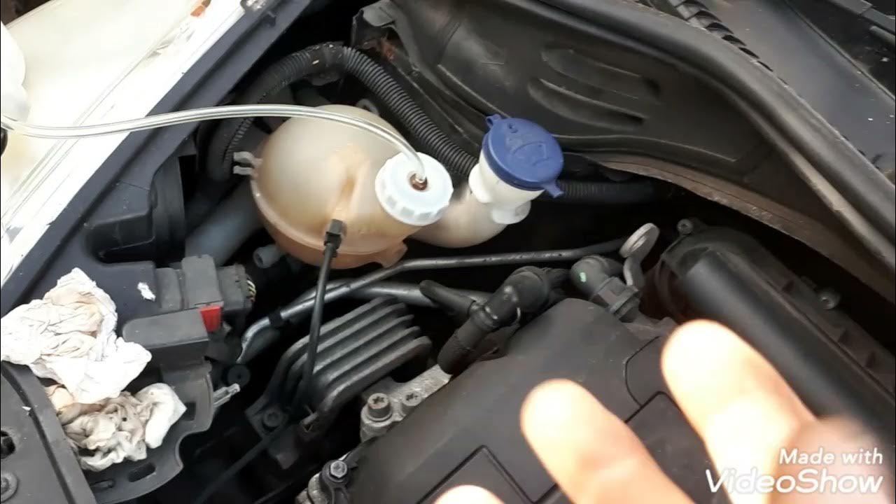 How to find a leak on cooling system easy, safe and quick way Peugeot