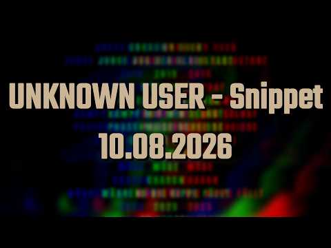 Robynsen - Unknown User SNIPPET (prod. by @Veysigz ) | Release 10.08.2026