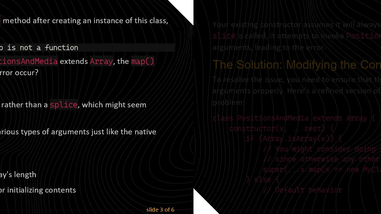 Understanding the map Function Issue in JavaScript Classes Extending Array