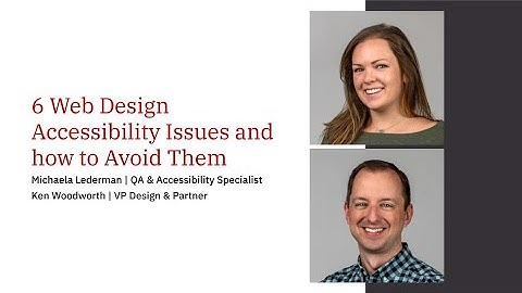 6 Web Design Accessibility Issues and how to Avoid Them