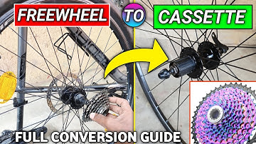 Upgrading Freewheel To Cassette | Normal Hub To Freehub Conversion