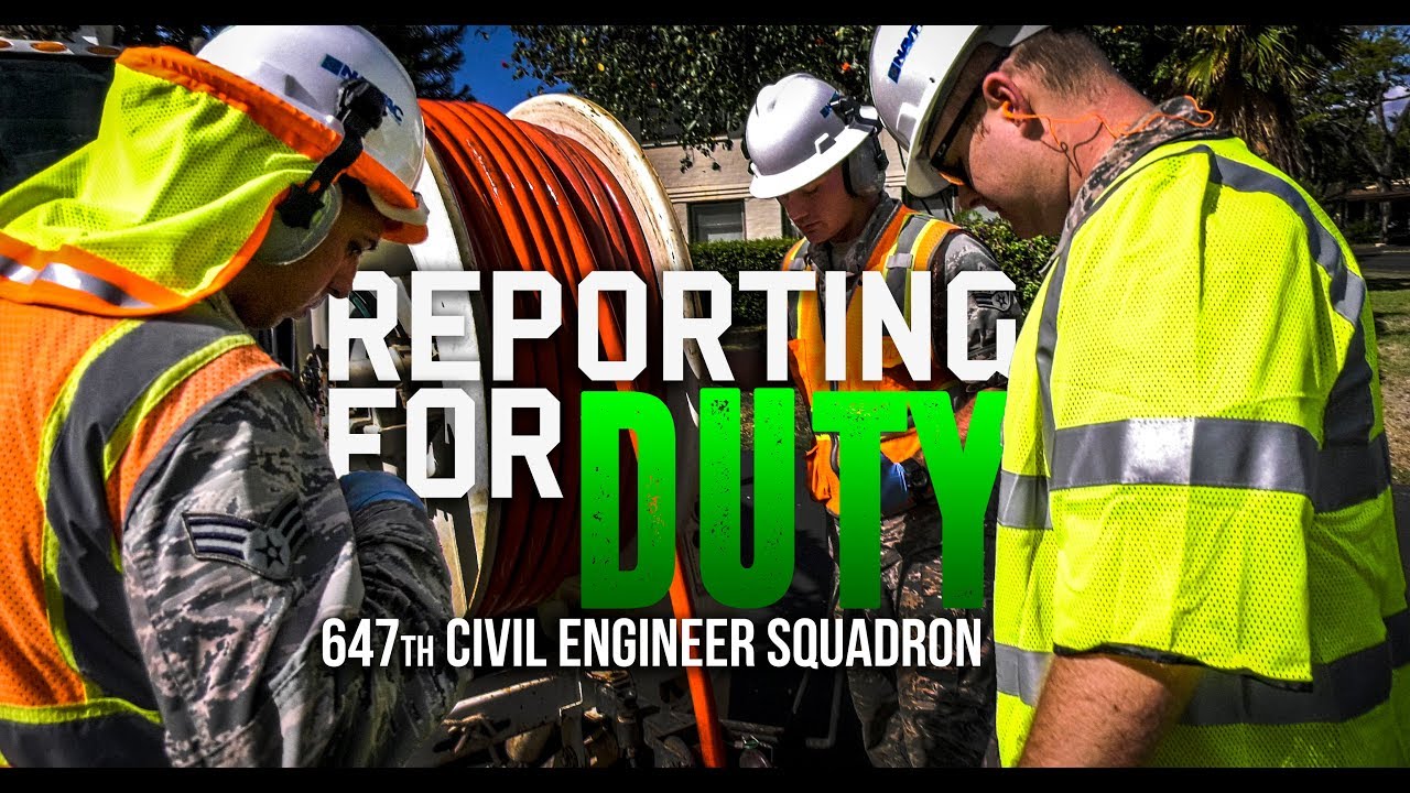 Reporting For Duty Ep1: 647th Civil Engineer Squadron