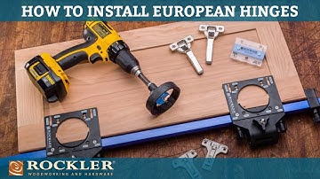 Installing European Hinges - JIG IT Concealed Hinge Jig