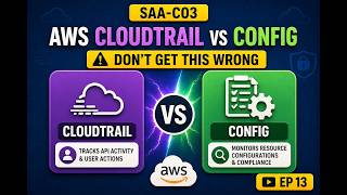 AWS CloudTrail vs Config (SAA-C03) | Don’t Get This Wrong (Ep 13)