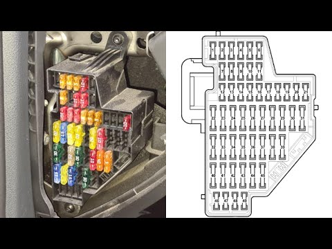 TUTORIAL: VW Passat B6 (2005-2010) fuse box and relay panel location and diagram (explanation)