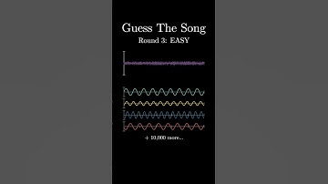 Fourier Transform Song Guessing Game — Song 41 #shorts