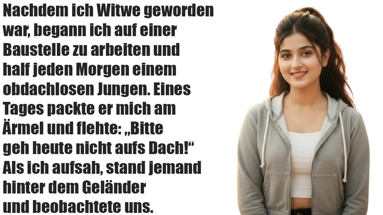 „Gehen Sie heute nicht aufs Dach, Ma’am“, warnte der Obdachlose – Am Morgen las ich warum…