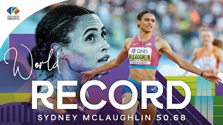 Celebrity 50.68! SYDNEY SMASHES 400M HURDLES WORLD RECORD | World Athletics Championships Oregon 22 Wealth