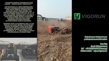 Vigorun USD7700 remote multi-purpose tool handling platform made by Vigorun Tech to Germany #rcmower