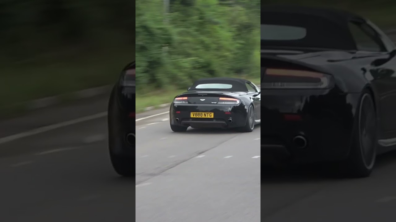 Aston Martin V8 Vantage Acceleration Sound 😍