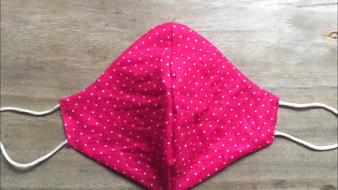 সেলাইমেশিন ছাড়ায় মাস্ক তৈরীর নিয়ম/DIY fabric mask without sewing