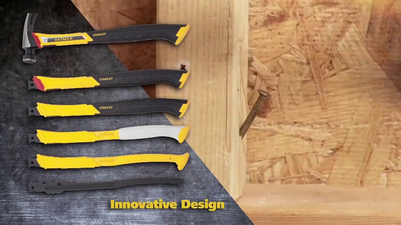 Технология AntiVibe в молотках Stanley FatMax