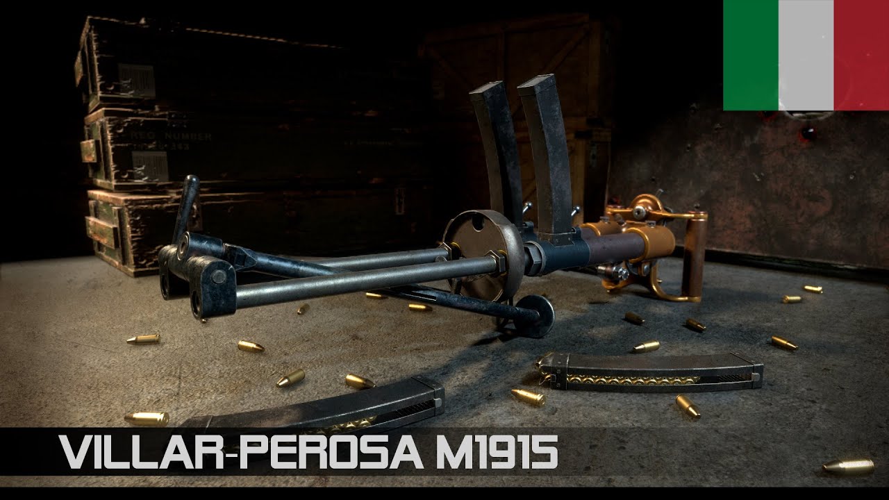 Villar-Perosa M1915 machine gun