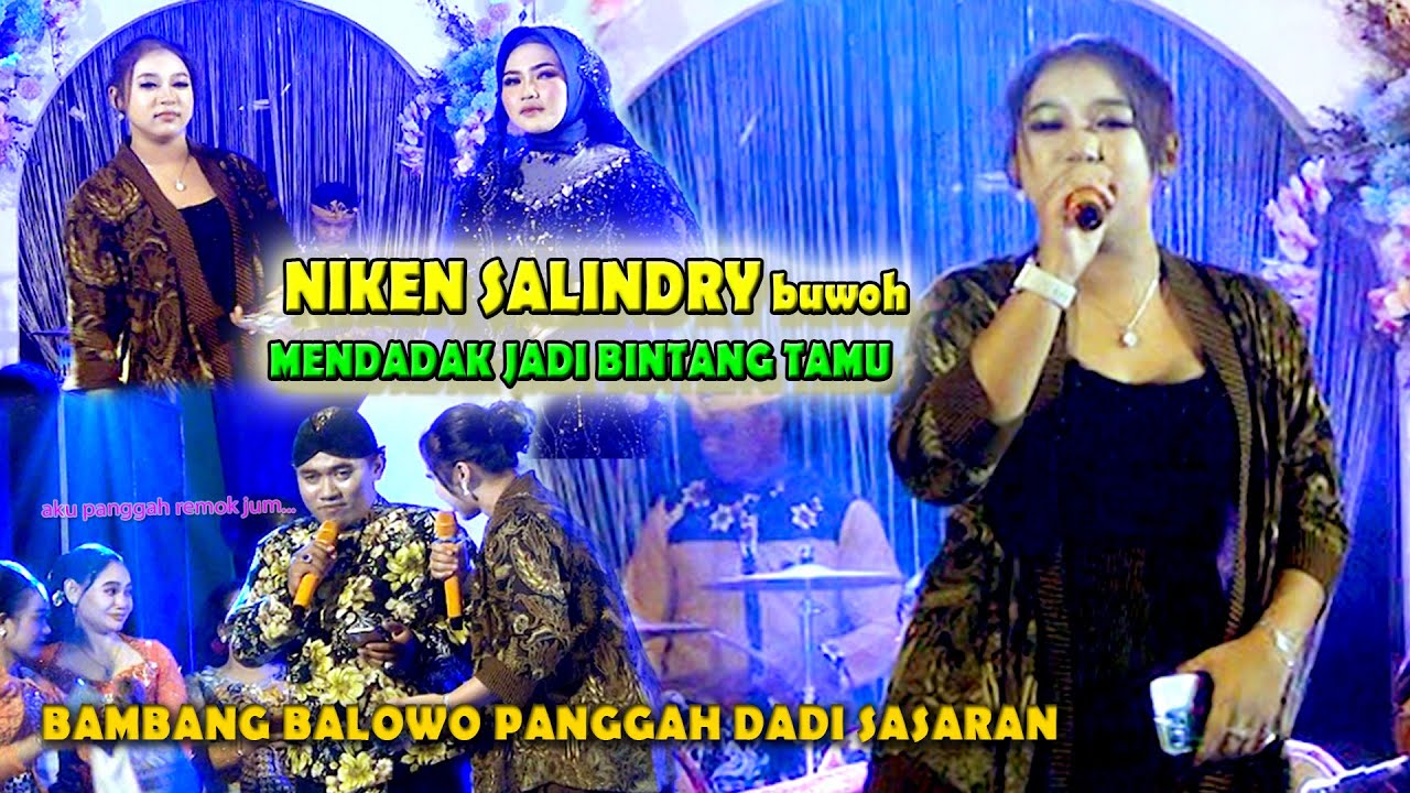 NIKEN SALINDRY mendadak jadi bintang tamu || campursari SURYA BUANA