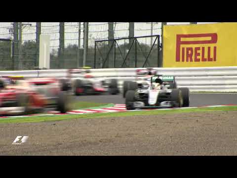 2016F1日本GP  デグナーカーブ通過シーン