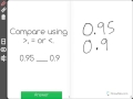 Comparing Decimal Numbers Concepts