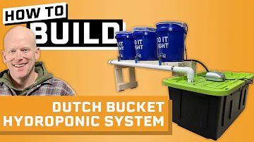 How to Build a Dutch Bucket Hydroponic System - Dutch Bucket Hydroponics