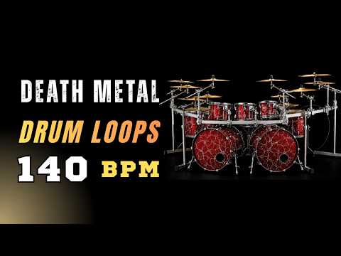 Death Metal Drum Loops l 140 BPM l Brutal Groove