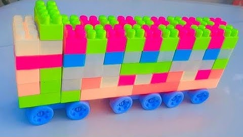 Satisfying DIY BUS 🚌 ASMR building blocks/block game/ Lego block #asmr#asmrsounds #buildingblocks