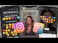 INSTAGOLD IOS ATUALIZADO 2025 INSTAGRAM estilo IPHONE com EMOJIS IOS + FONTES IOS + REPOST REELS IOS