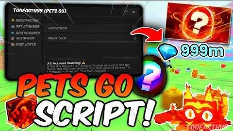 Pets Go Script 💎 Gem Spawner - Pets go ( paste bin ) inf gems working ( too fast hub )