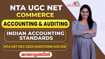 Indian Accounting Standards | NTA UGC NET Commerce | Dec 2022 Questions Solved | Apple B Academy