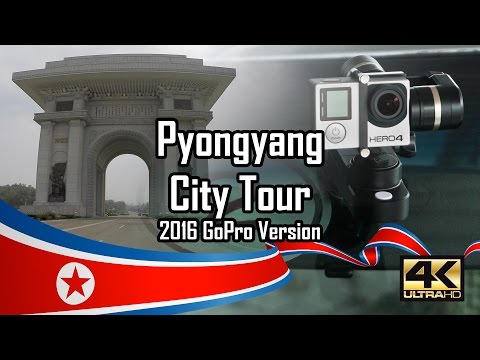 City Tour of Pyongyang 2016 July - GoPro & Feiyu Tech Version