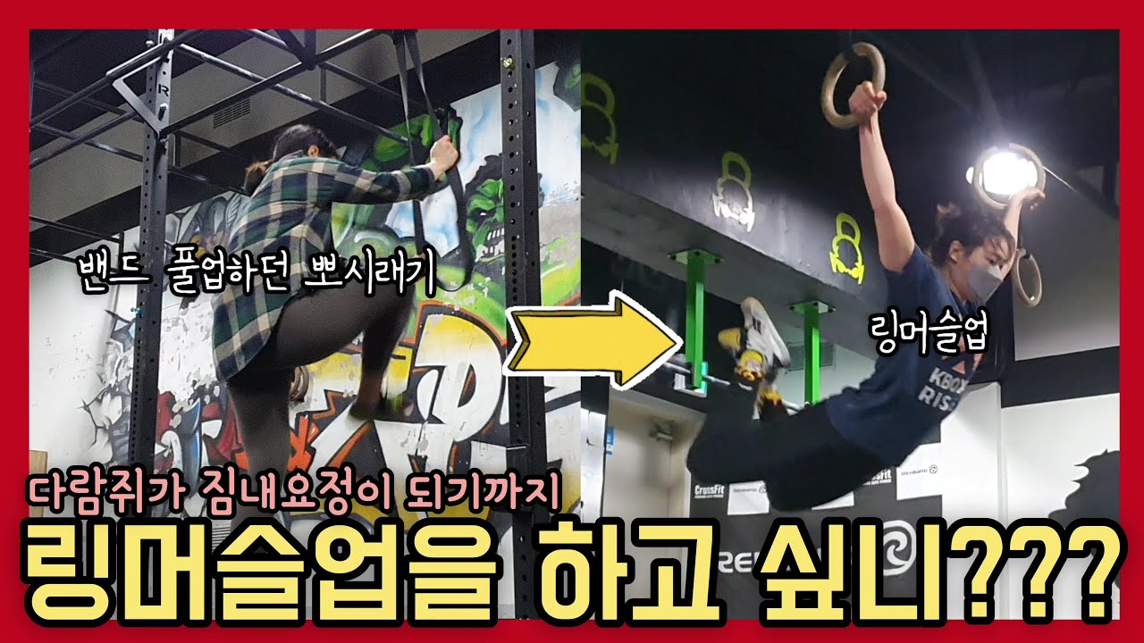 링머슬업을 하기 위한 가장 빠른 방법. (크린이 성장기)
