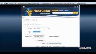 Creating MySQL Database and User with cPanel