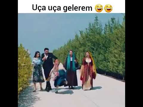 Yeni gelin ayşeden uça uça gelerem komik video🤣😂😂