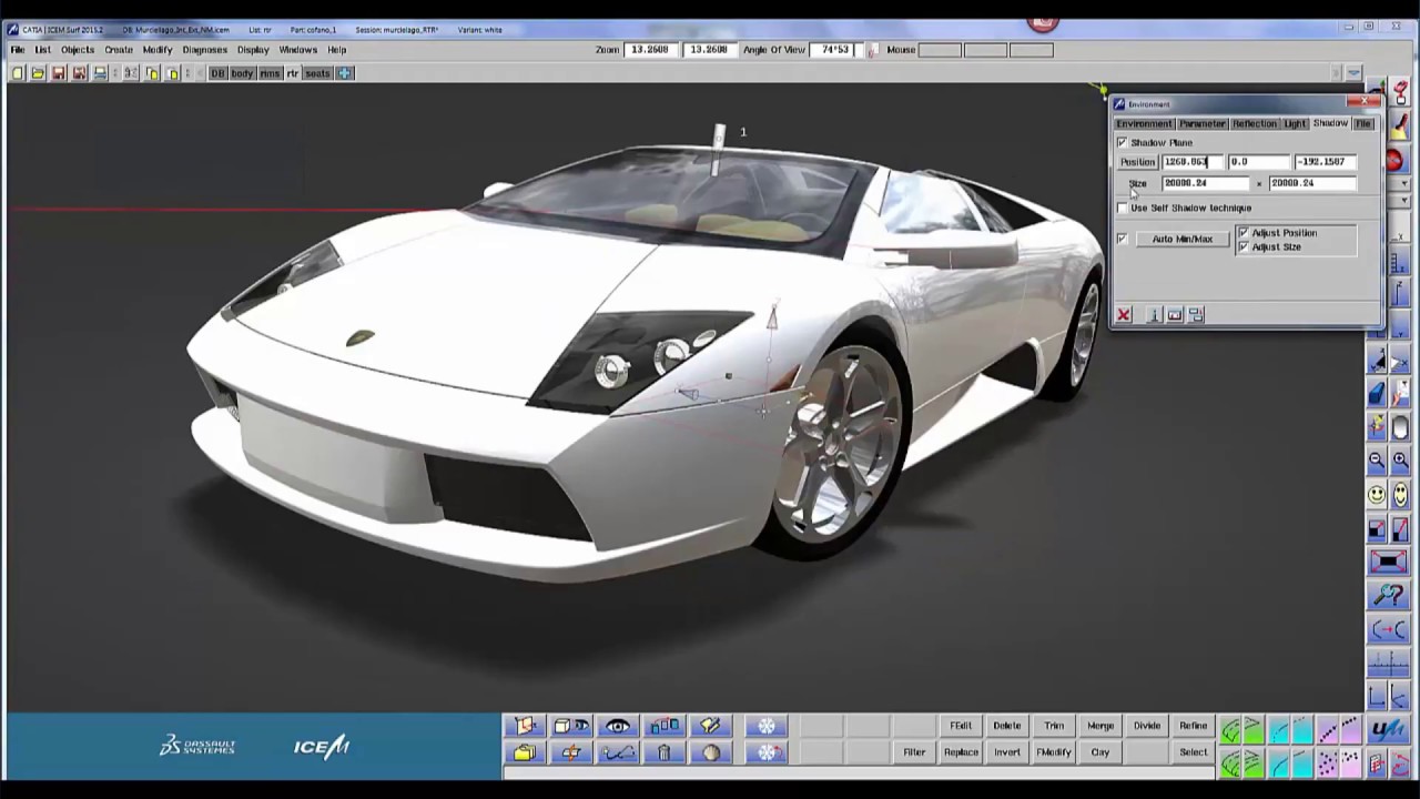 ICEM Surf Tuto HDR real time rendering