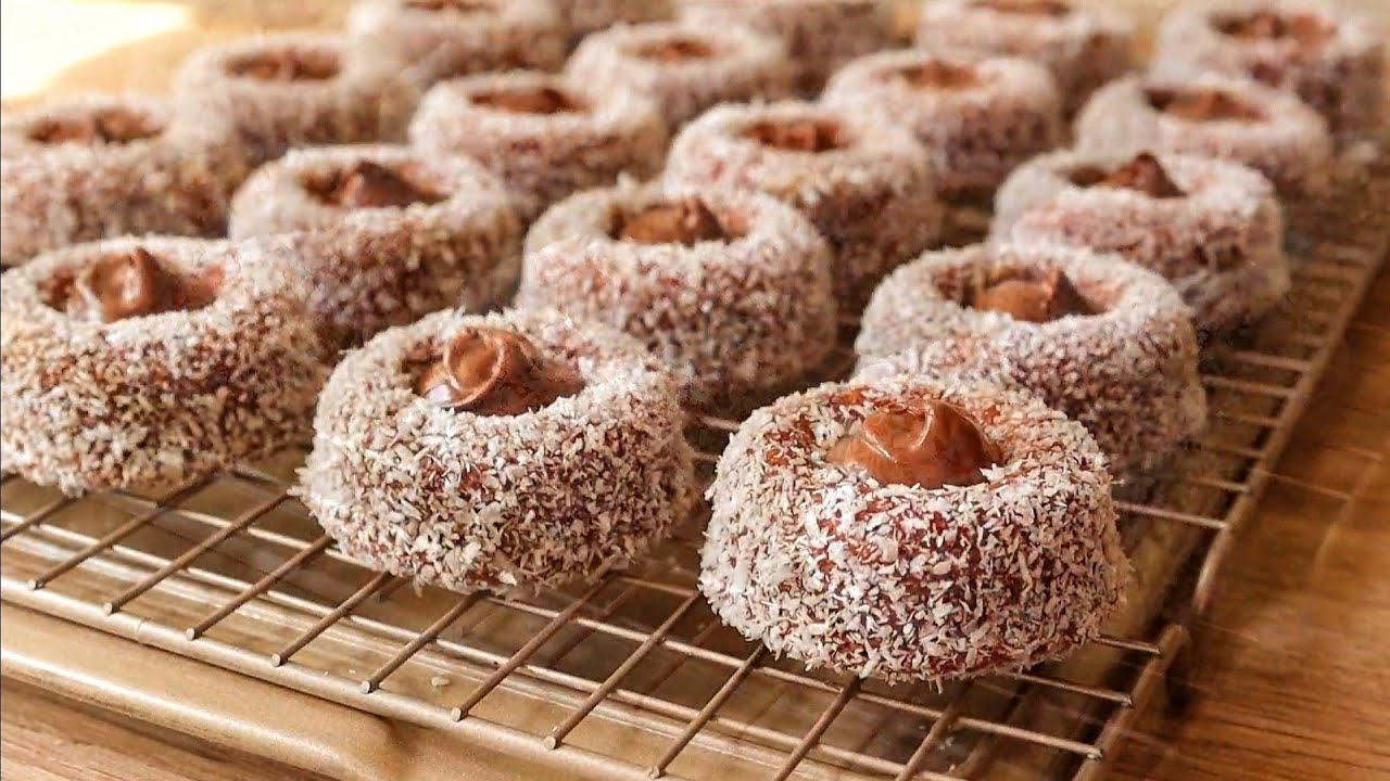 حلوى اقتصادية جافة بجوز الهند | gateaux facile et rapide à la noix de coco