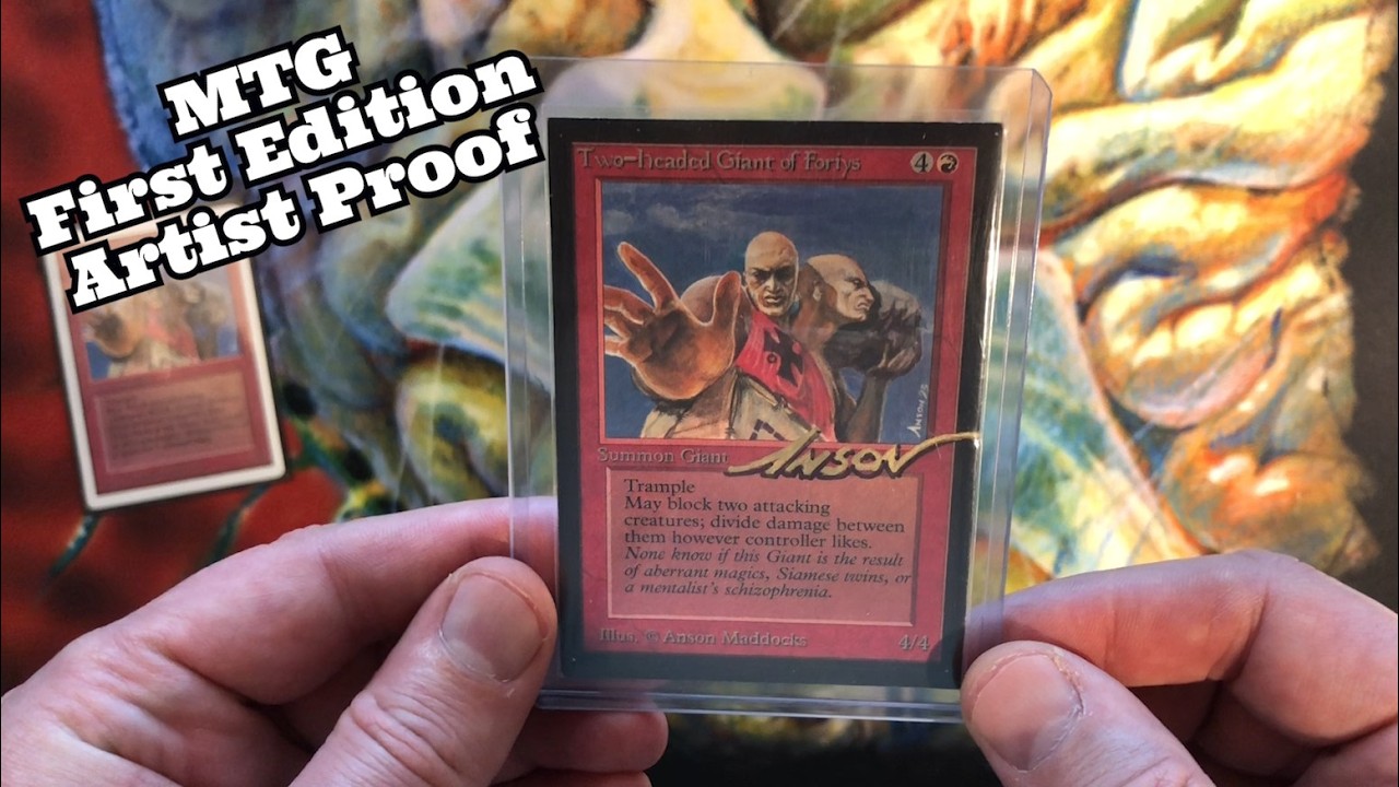 MTG First Edition Artist Proof 1993 - Anson Maddocks Painting