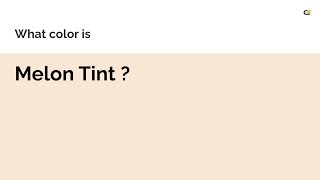 Melon Tint color #f8e7d4 hex Cool Yellow color f8e7d4