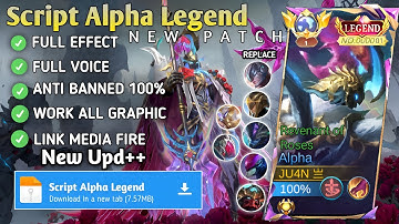 Script Alpha Legend - Revenant of Roses No Password | Full Effect Voice | New Patch