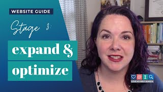 Website Guide Stage 3: Expand & Optimize Your Website: Website Planning & Web Design for SEO