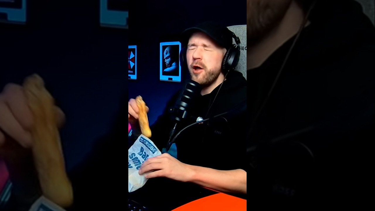 Greggs Sausage Gasm #youtubeshorts #shorts #greggs #sausageroll #gaming #funny