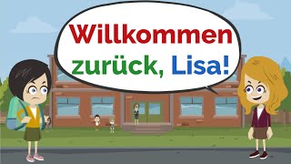 Deutsch lernen | Lisa kommt zurück | Wortschatz und wichtige Verben