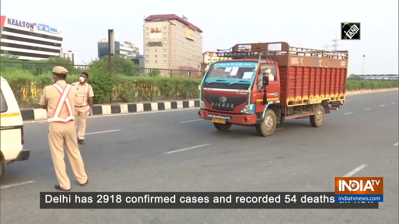 COVID-19 lockdown: Police check passes to control vehicular movement at Delhi-Gurugram border