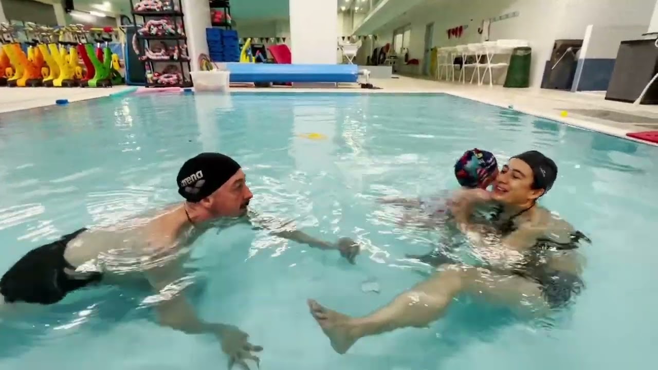 Prime sessioni di Family Water Coaching di Manuel